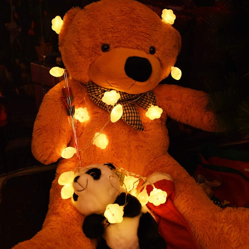 Ghost Baby Kids Cute Cloud with Face Shape Lamp Room Light Corridor Decor Small Night Light (White) Halloween Christmas Holiday String Lights 20 Lamps with Battery Powered Party Classroom Decor