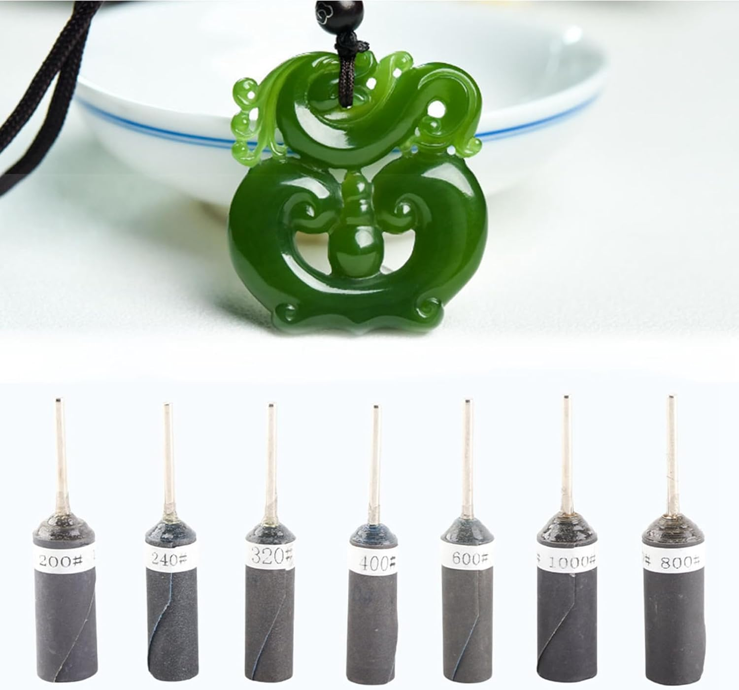 Haofy 7Pcs Cylinder Polishing Head Jewelry Grinding Head for Metal Polishing Enthusiasts image number 6