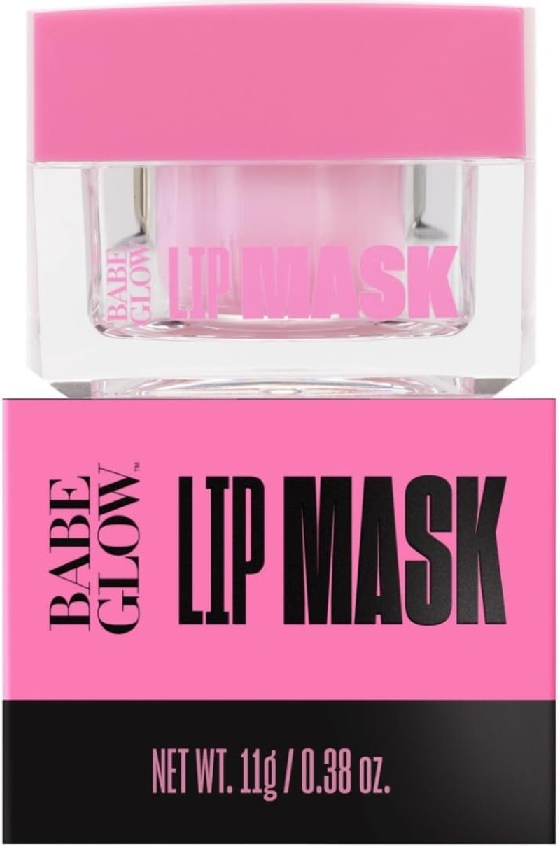 Babe Original Babe Glow Lip Mak Fragrance-Free Lip Sleeping Mask for Softer Lips, Hyaluronic Acid & Antioxidant Infused for Smoother, Moisturized Lips, Unscented, Cruelty-Free image number 5