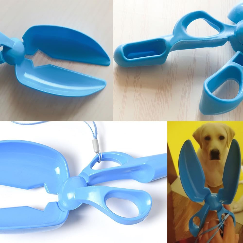 Nentment 2 Pack Dog Pooper Scooper Mini Portable Pet Waste Poop Scissor Scoop Picker Shovel Cleaner for Doggie Doo Cat Litter Cleaning Tools Cleanup Outdoor Yard Garden Walks Trip image number 6