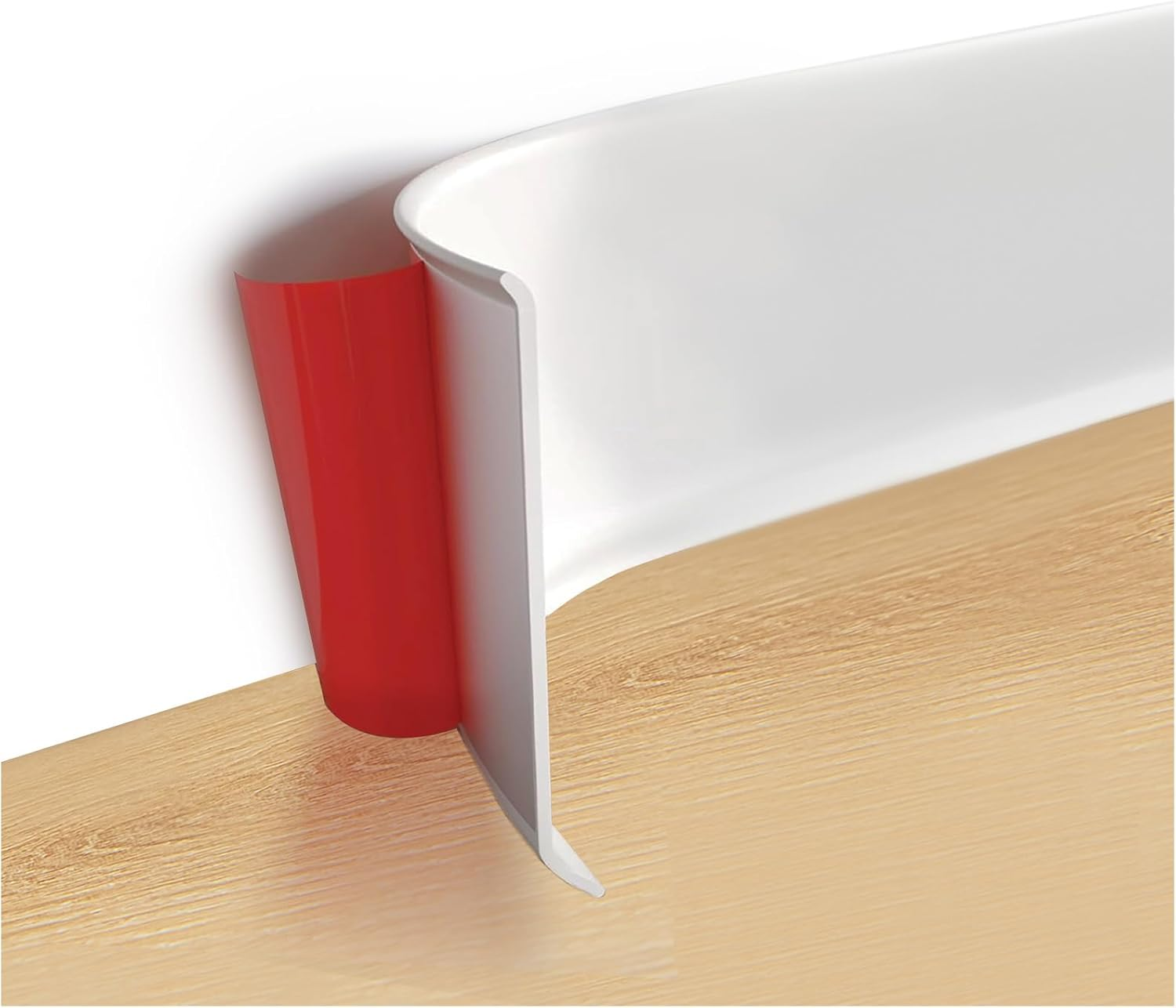 Art3D Flexible Wall Baseboard Molding Trim, Peel and Stick Vinyl Wall Skirting Board - 609 X 10 CM, Black