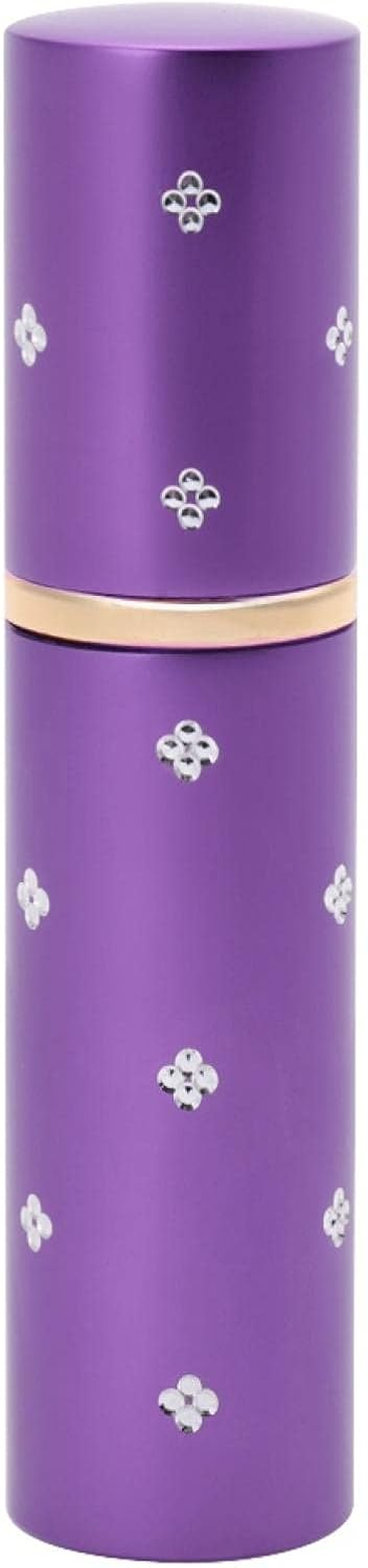 Perfume Atomiser Bottle, 10Ml Aluminium Refillable Perfume Bottle Portable Empty Pump Lotion Perfume Atomizer (Purple) image number 3