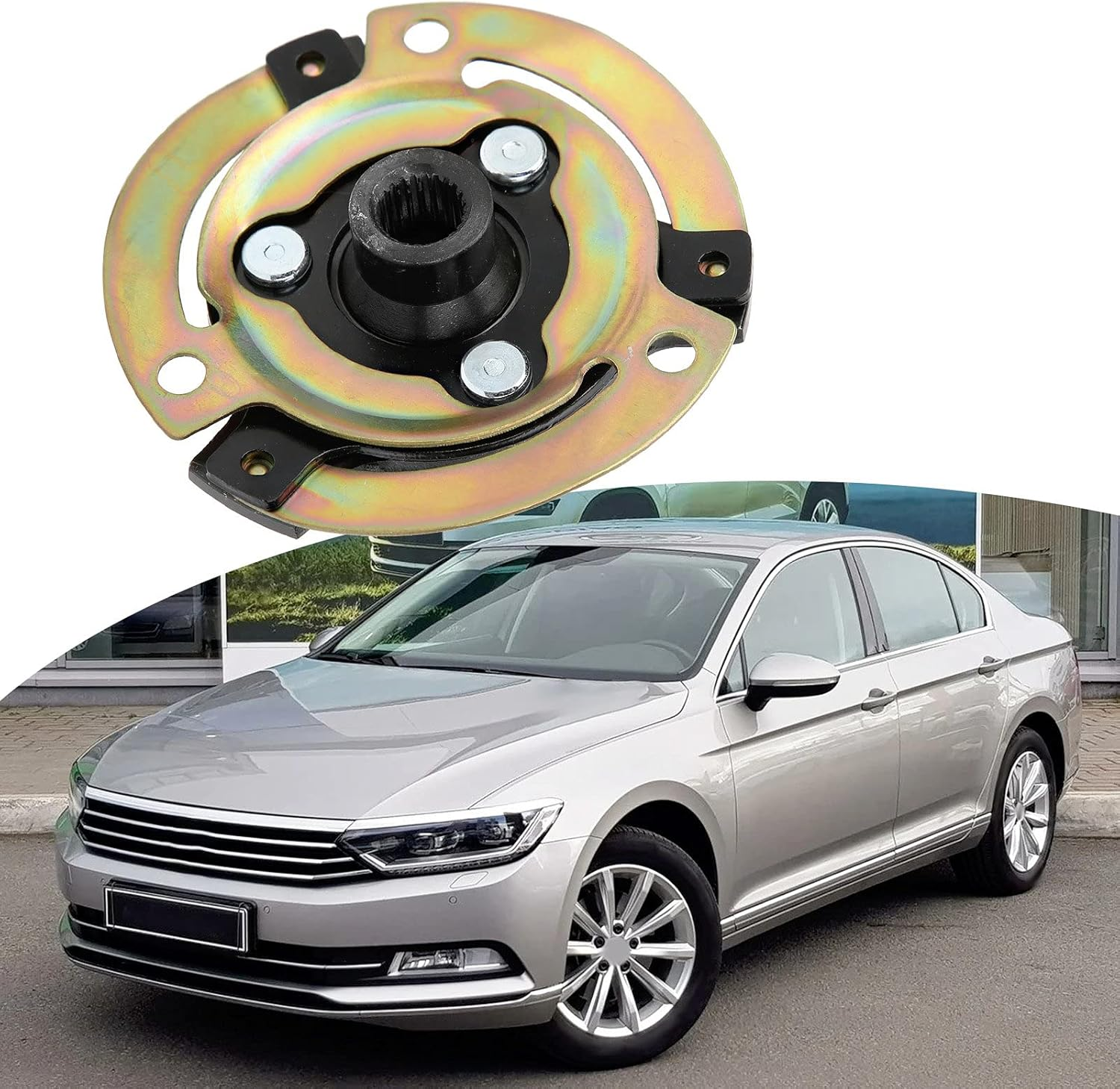 Air Conditioning Compressor Clutch 5N0820803A, 5N0820803, 5N0820803E, 5K0820803A Replacement Suitable For, Car A/C Compressor Clutch Hub Plate Accessories image number 6