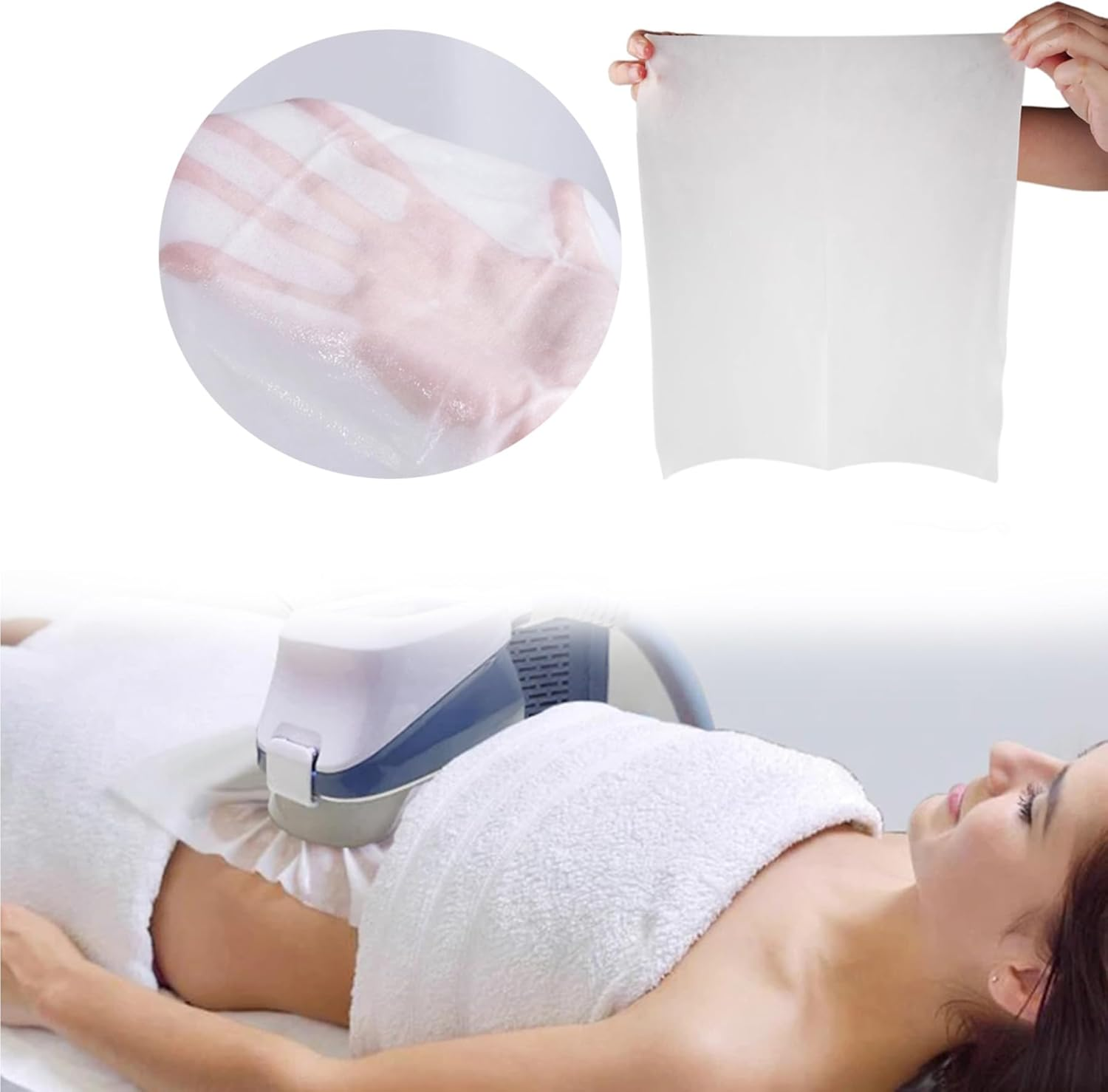 Anti-Freeze Membrane, 15Pcs anti Freeze Film, Cryo Pad Antifreeze Membrane(Size L, 34X42 Cm) image number 2