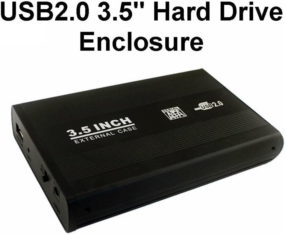 3.5 Inch HDD External Case USB 2.0 to SATA External Hard Drive Enclosure Model LS39 image number 3
