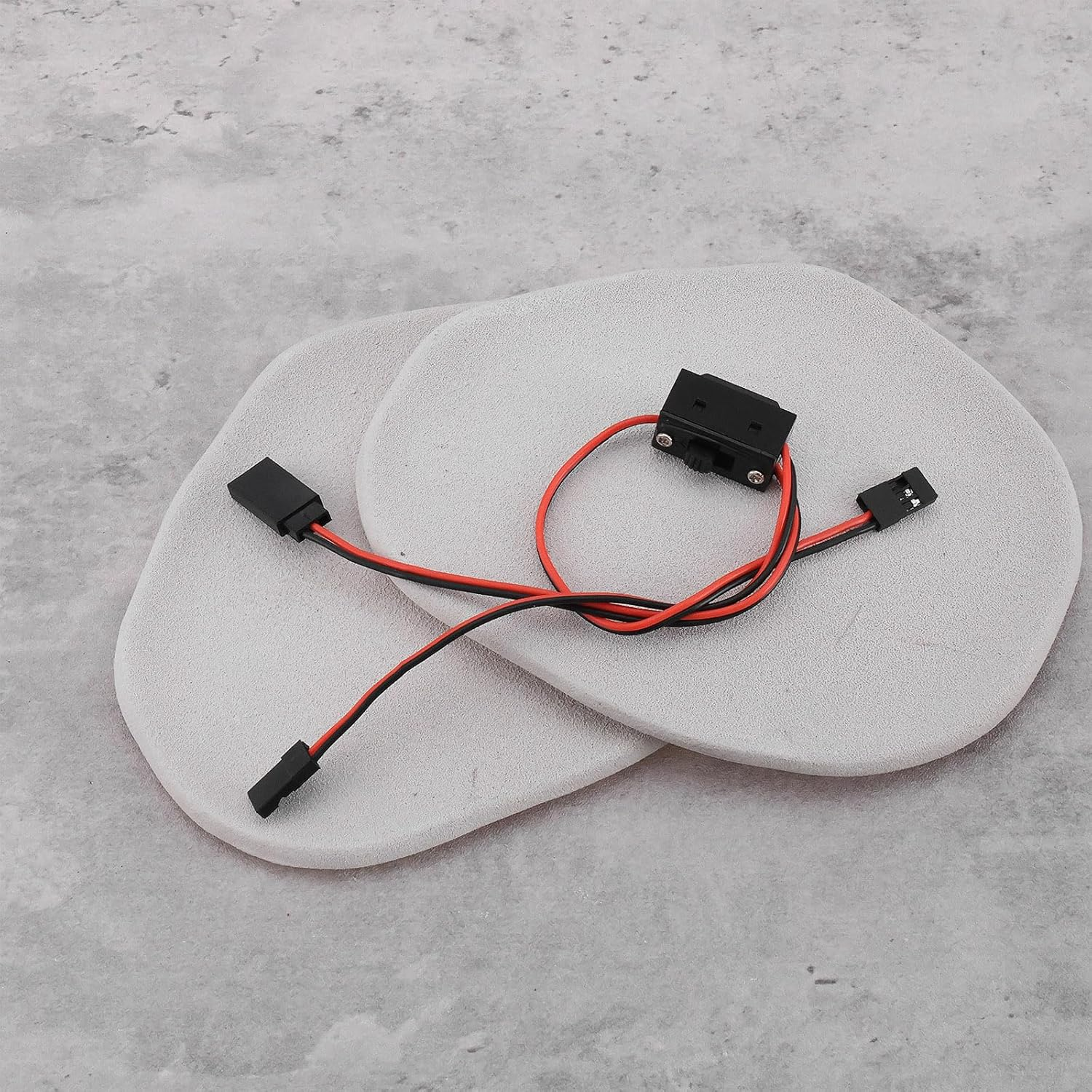 SING F LTD 2Pcs JR 3 Lead Switch Harness 30Cm for 1/10 RC Receiver Power Supply image number 1