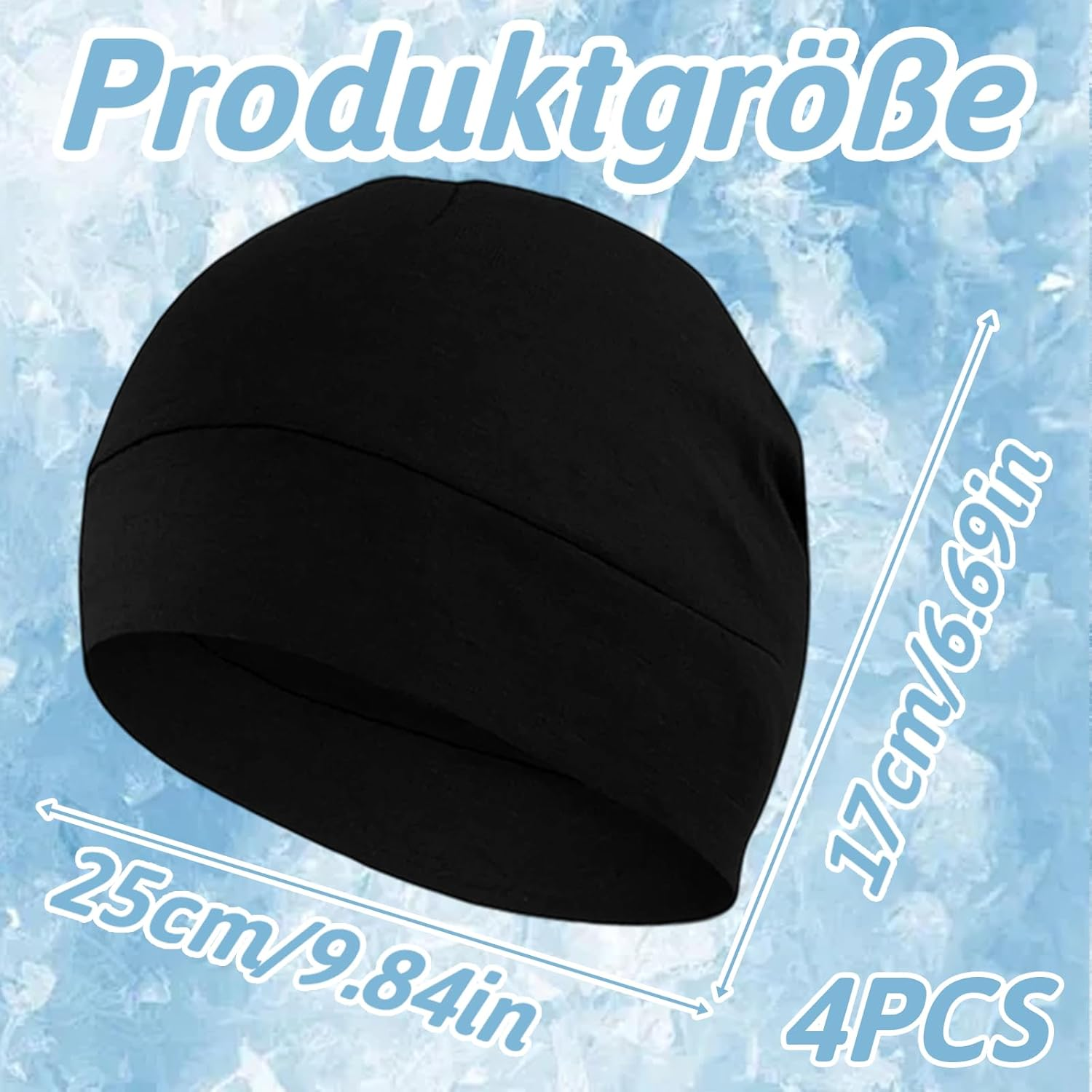 Cycling Hat, Cycling Hat under Helmet, Pack of 3 Summer Hat, Men and Women, Lightweight Thin Cotton Bicycle Cap, Hat under Bicycle Helmet for Cycling, Running, Mountaineering, Motorcycling, Unisex image number 6