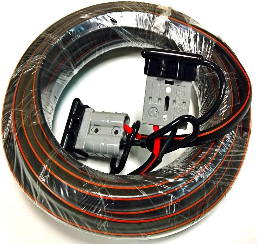 Ready to Use ANTPAK 10M 50A Waterproof Anderson Plug Extension Lead 6Mm Twincore Cable image number 1