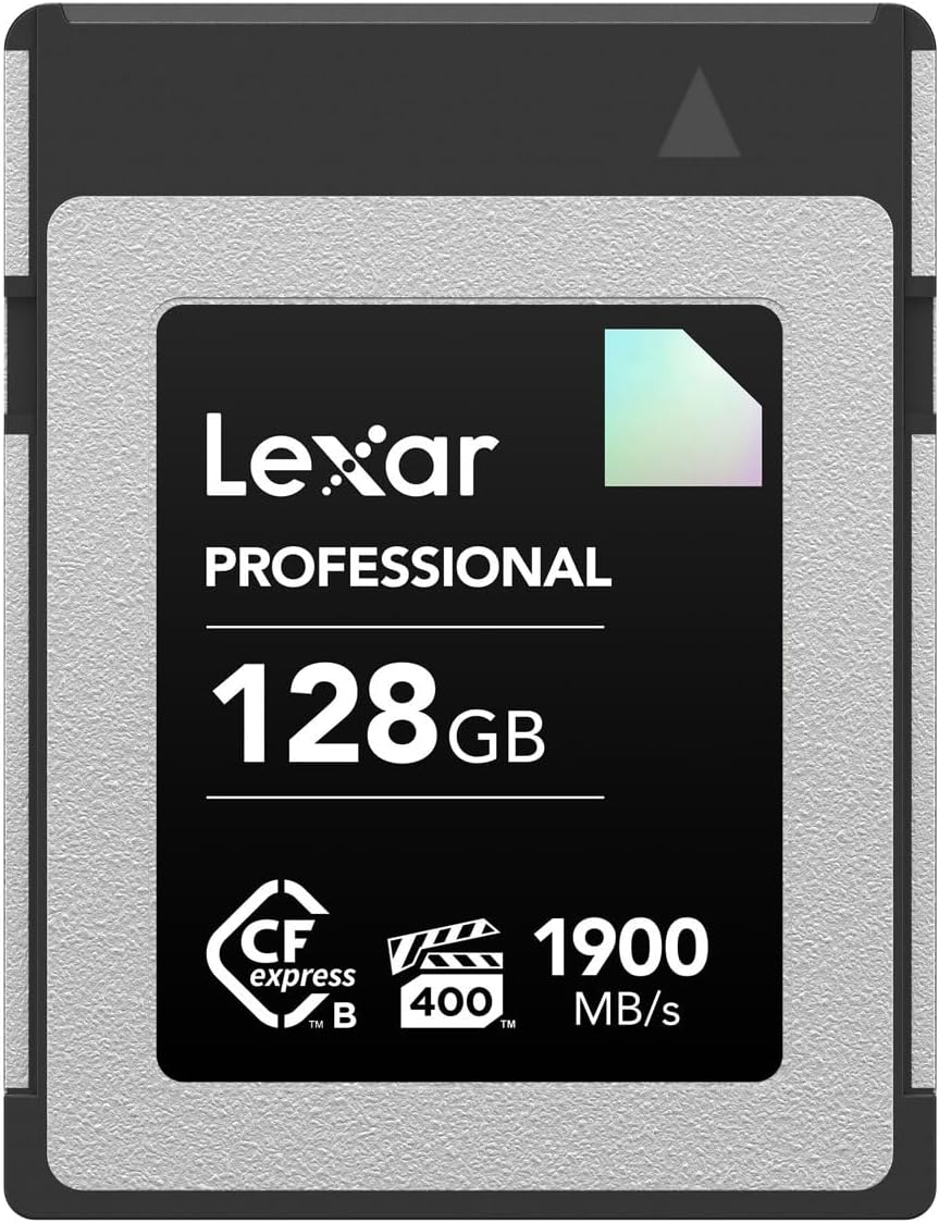 Lexar Professional Cfexpress Type B Diamond Series Memory Card, 128GB