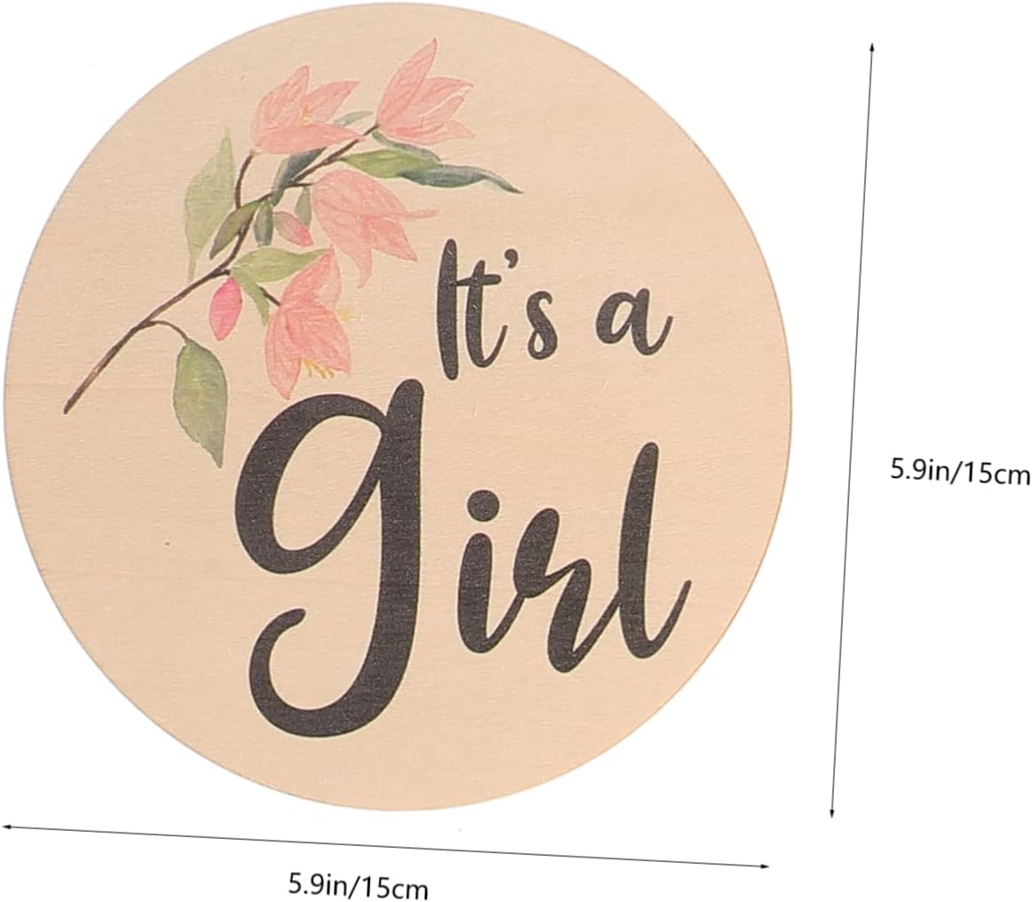 Abaodam 6Pcs Newborn Milestone Cards Hatch Announcement Ink Print Pads for Birth Announcement image number 1