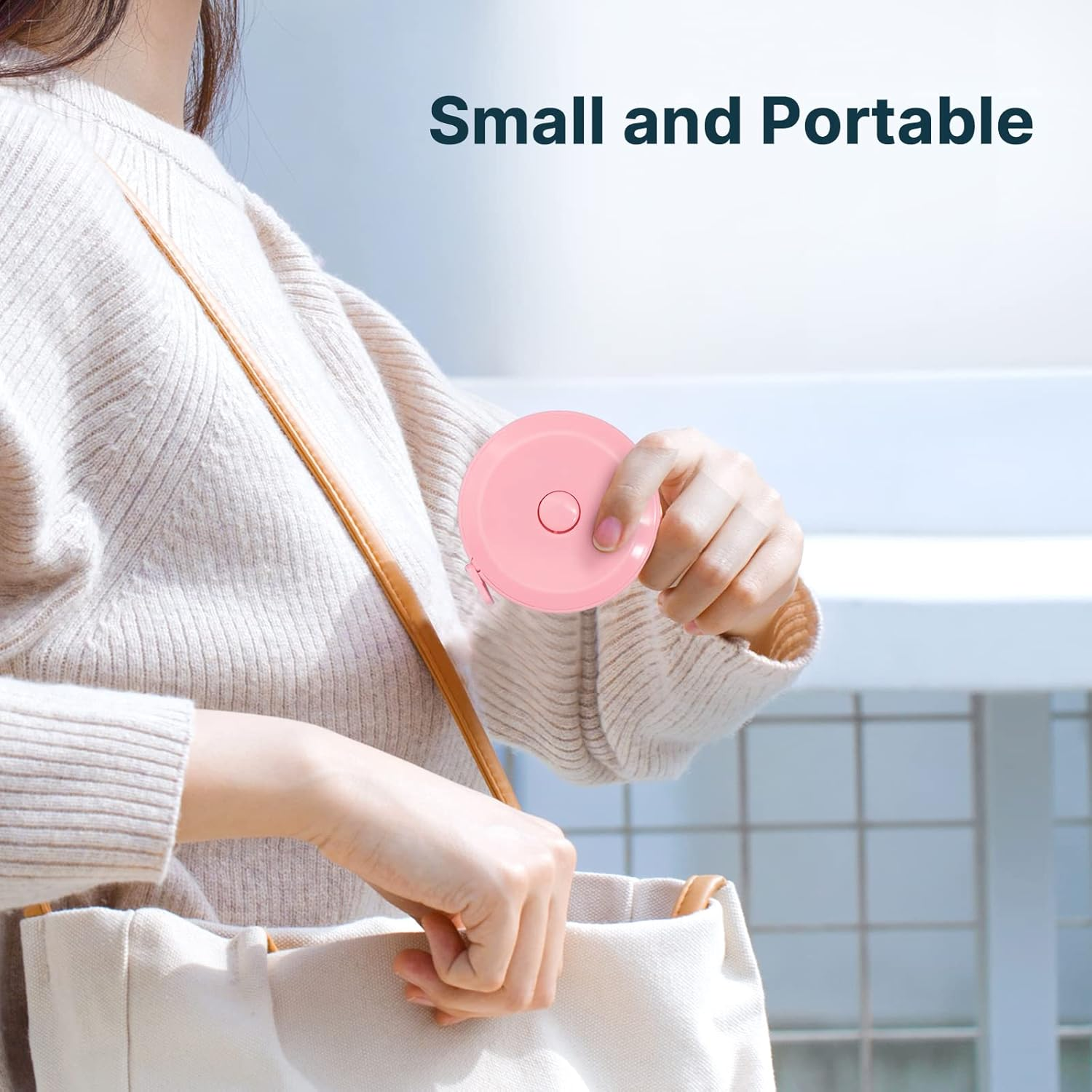 Tape Measure, 5 Pack Measuring Tape for Body Measurements Weight Loss, Retractable Sewing Fabric Cloth Tailor Waist Soft Small Pink Tape Measure Body Measuring Tape, 150Cm/60Inch image number 2