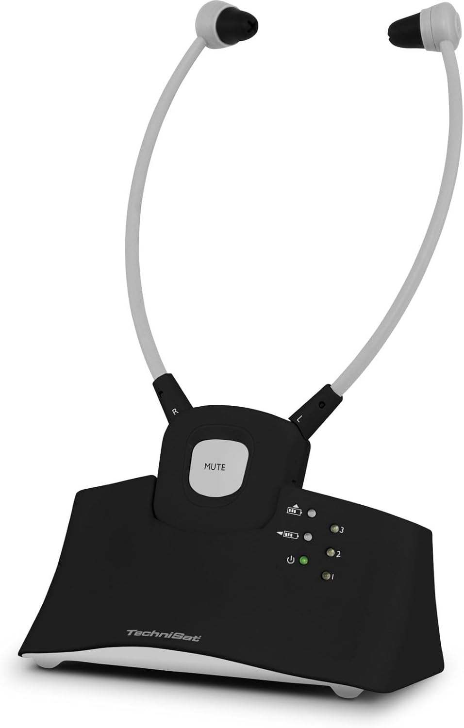 Technisat STEREOMAN ISI 2 (Version 2) - Wireless Stereo Headphones for Tvs and Music Systems with Docking Station, Black image number 4