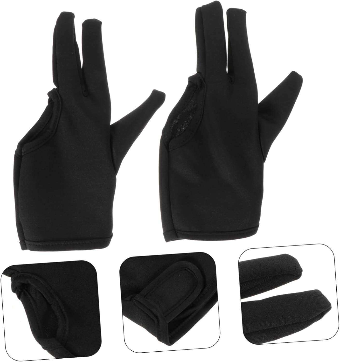 NIYANGLE 2Pcs Hair Styling Gloves Scald Mitts Thermal Protection for Women Finger Protector for Hair Straightener image number 1