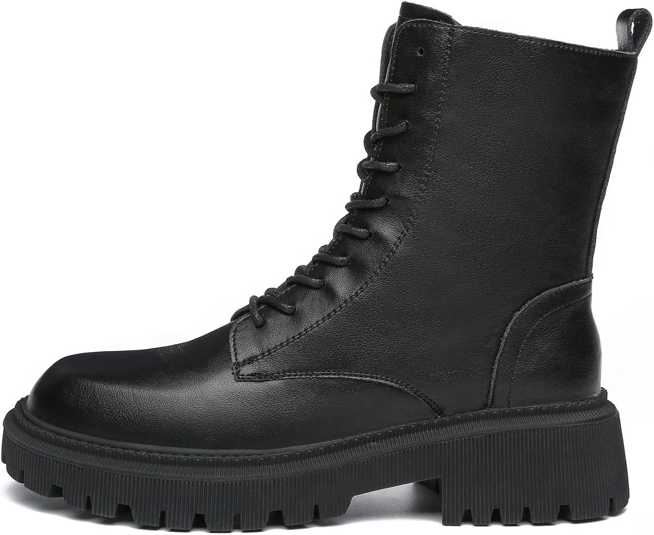 TARRAMARRA Women Boots Leather Lining Lace Upper Suede up Nonslip Chunky Cecilia image number 3