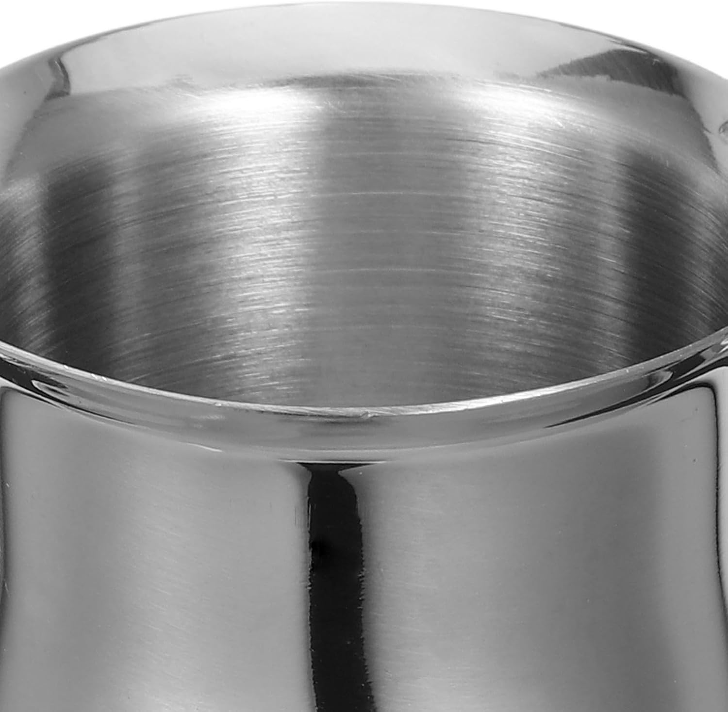 COHEALI 2Pcs 3Oz Stainless Steel Milk Frothing Jug Set, Small Coffee Steaming Pitcher Creamer Cups for Espresso and Latte, Sturdy Milk Steamer Accessories for Home and Cafe Use