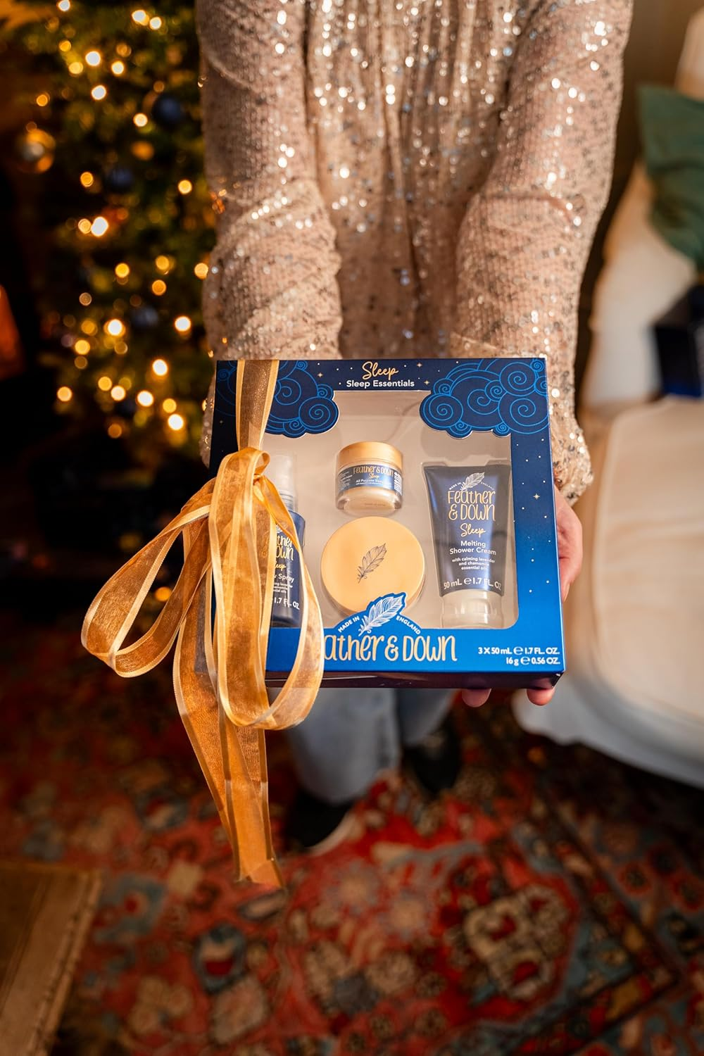 Feather & down Feather & down Dream Perfect Sleep Essentials Gift Set, 110 Ml, 4 Count (Pack of 1) image number 1