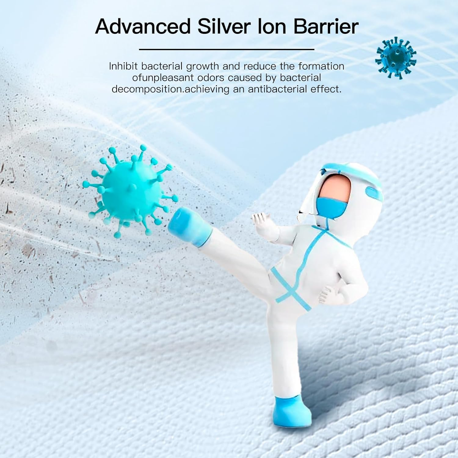 Airtok AP2301 Genuine Air Purifier Activated Carbon Filter, High-Efficiency HEPA Filter Replacement Filter for AP2301 Air Purifer, Enhanced Version image number 5