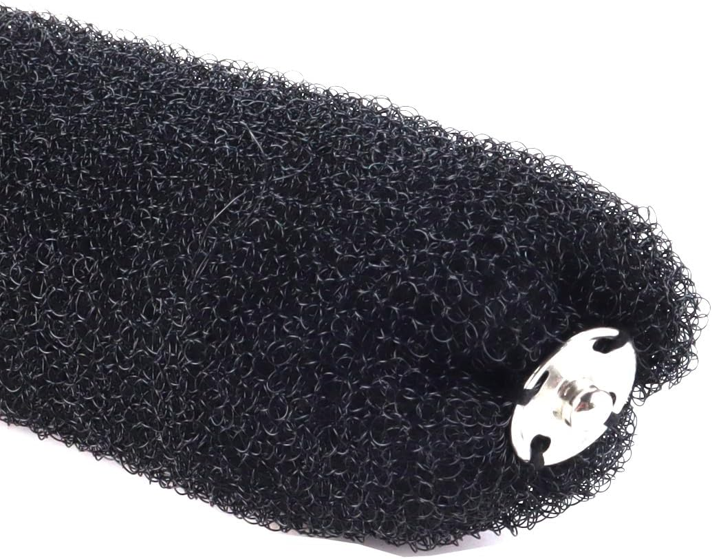 Enwye 3Pcs/Set 20Cmdonut Hair Bun Maker for Women Elastic Nylon Hair Styling Tool Comfortable Long Versatile Accessories 3Color（Off White, Brown, Black） image number 2