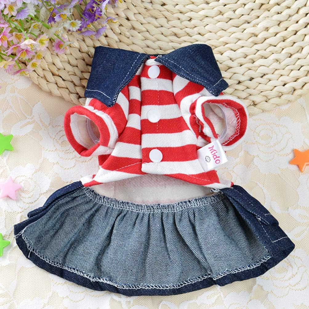 Totority Pet Bear Suspender Skirt Dog Apparel Small Puppy Dress Stylish Dog Clothes for Everyday Wear image number 5