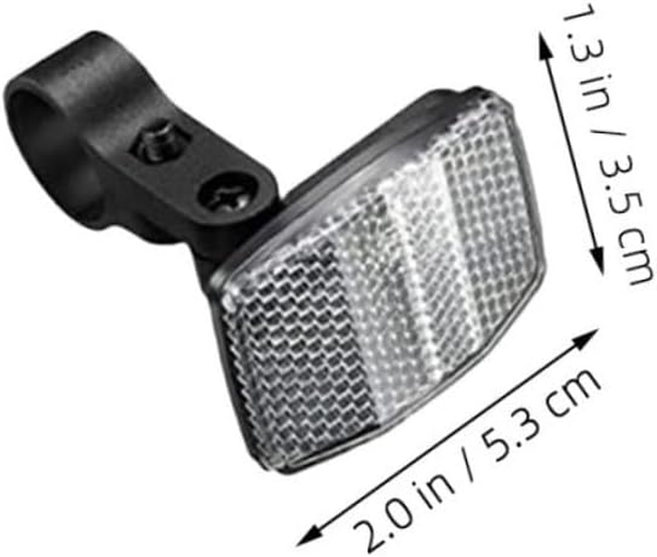 2 Sets Mountain Bike Reflective Warning Clips Safety Reflectors Front Rear for Night Visibility Cycling Accident Prevention image number 3