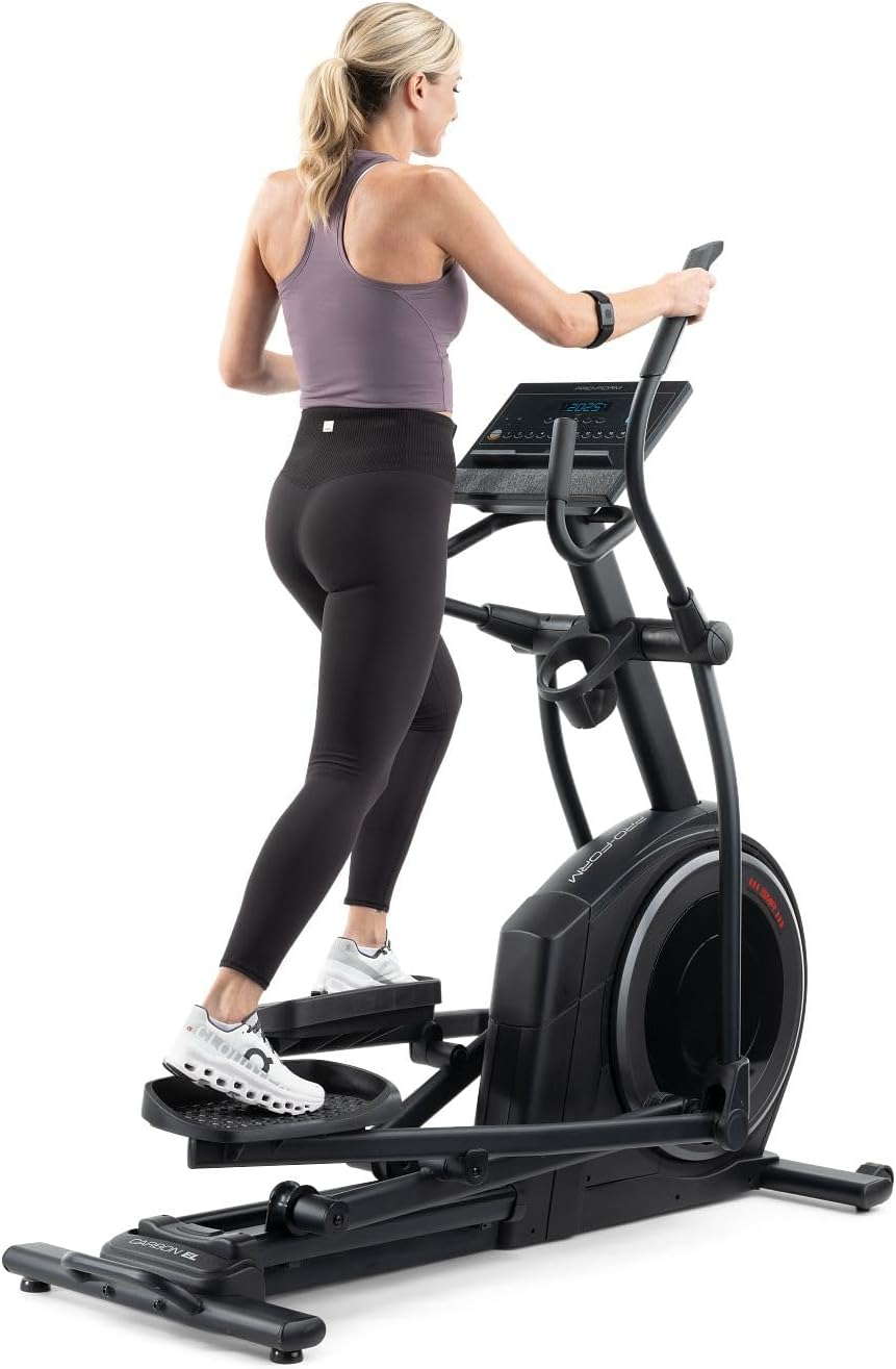 Proform Carbon El Elliptical, Cross Trainer with 5" Display, Bluetooth Audit, USB-C Charging Port and Smart Adjust. image number 5