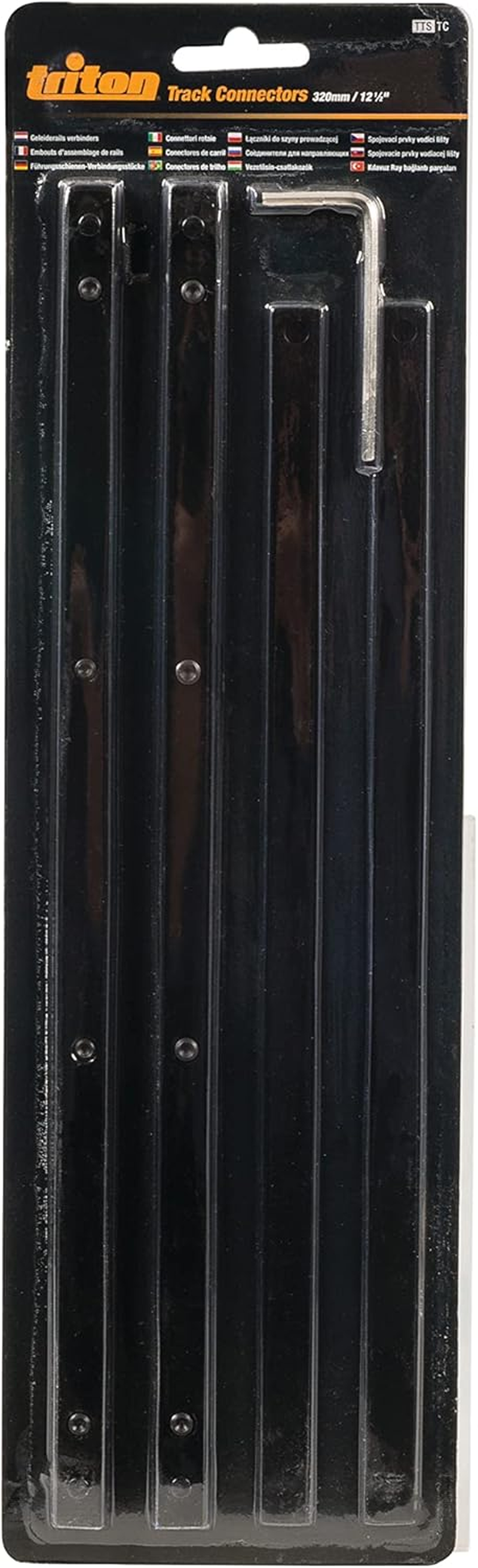 Triton TTSTC 13-Inch Track Connectors, 2-Pair image number 3