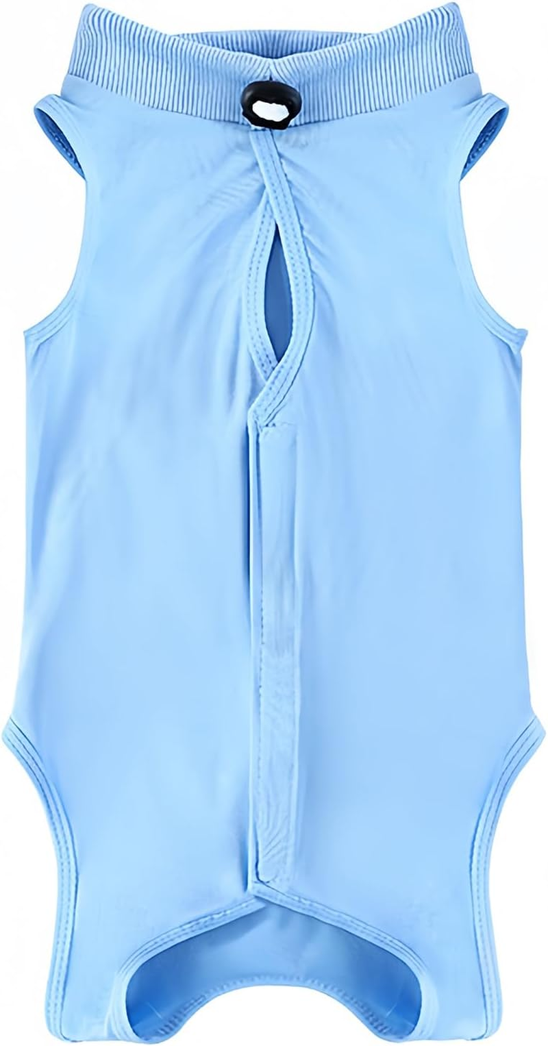 Cat Bodysuit after Surgery Body for Cats Clothing Anti-Licking for Abdominal Wounds Soft Blue M Code Number after Surgery Wear E-Collar Alternative for Cat, Abdominal Wounds or Skin Diseases