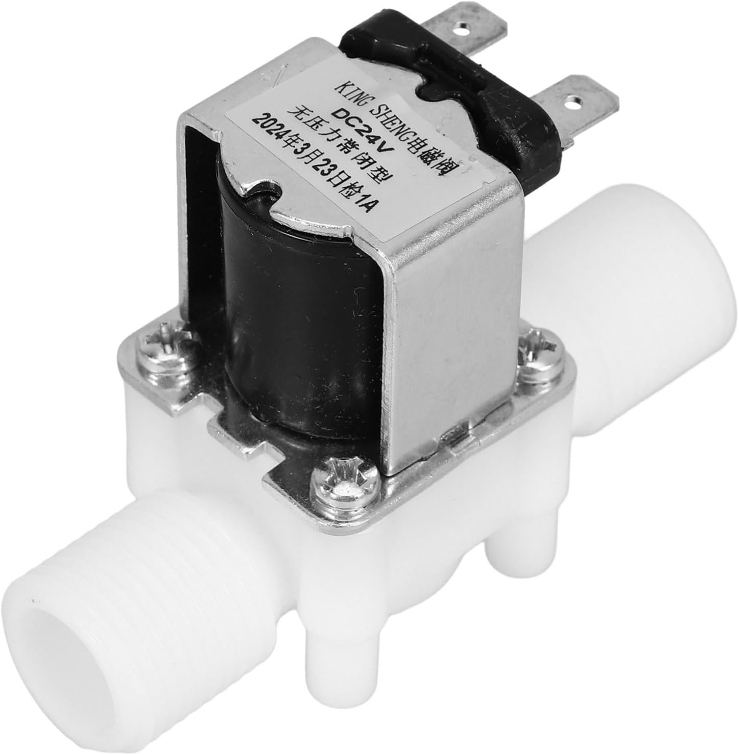 MUCKLILY 5Pcs Electric Solenoid Valve Normally Closed for Garden Water Control Water Solenoid Valve for Sprinkler Systems and Gardening image number 3