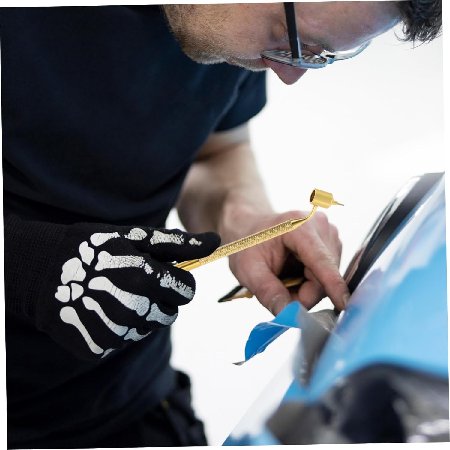 Angoily 2Pcs Refillable Touchup Paint Pen Slanting Tip for Precise Detail Work for Rock Chips and Scratch Repair Ergonomic Design for Efficient Application image number 4