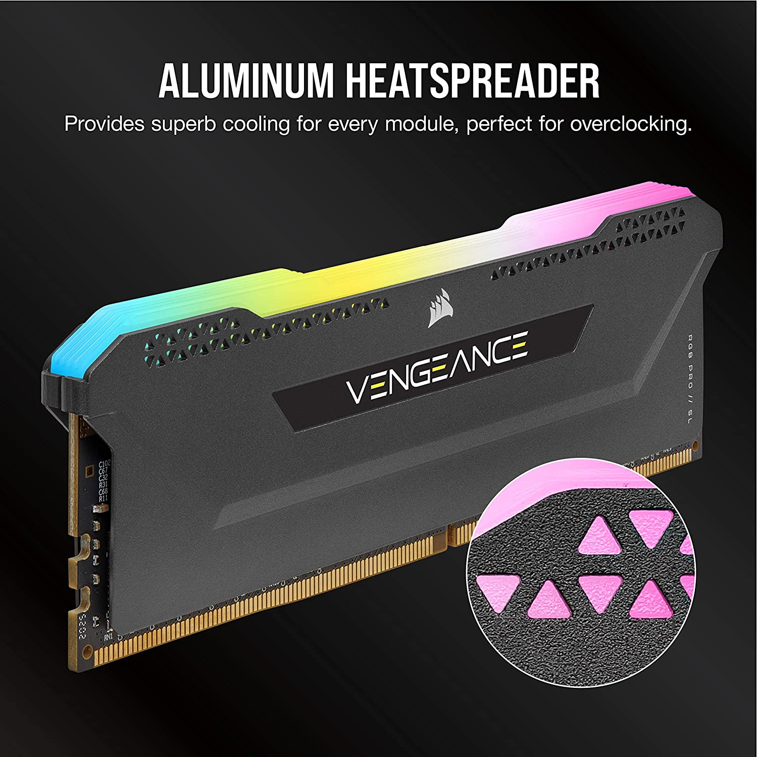 CORSAIR Vengeance RGB PRO SL 32GB (4X8Gb) DDR4 3200 (PC4-25600) C16 1.35V image number 4