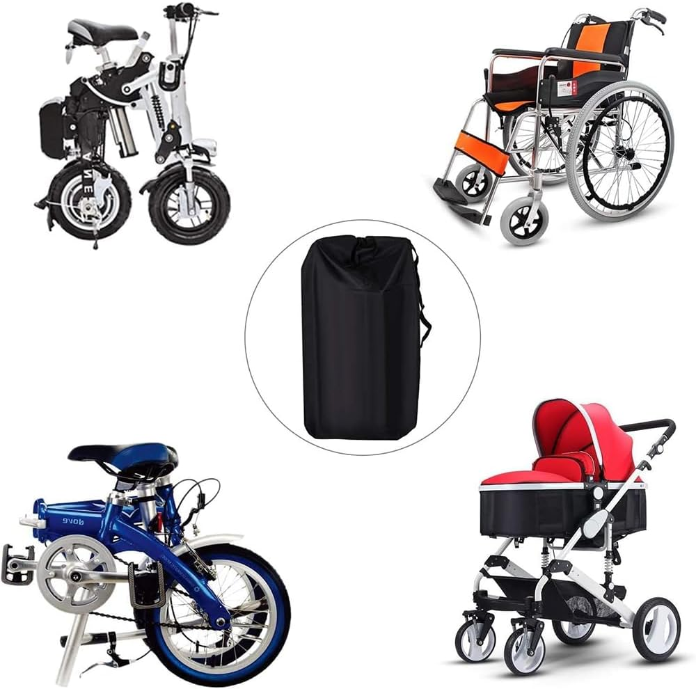 Gate Check Baby Stroller Bag Backpack,Baby Car Seat Travel Bag,Baby Car Seat Dust Cover，Car Seat Travel Bag with Backpack Straps,Baby Stroller Bag Backpack for Airplane Travel,Foldable image number 1