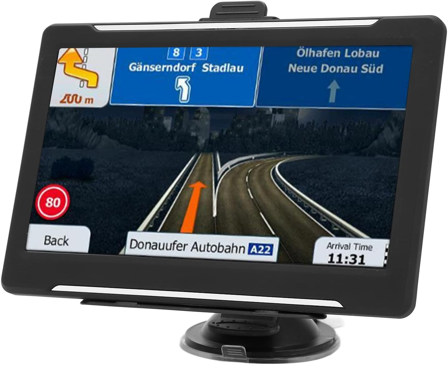 GPS Navigation, 7In Screen Universal Sat Nav System for Car Truck Lorry, 8GB 256MB Vehicle Navigation Device image number 2