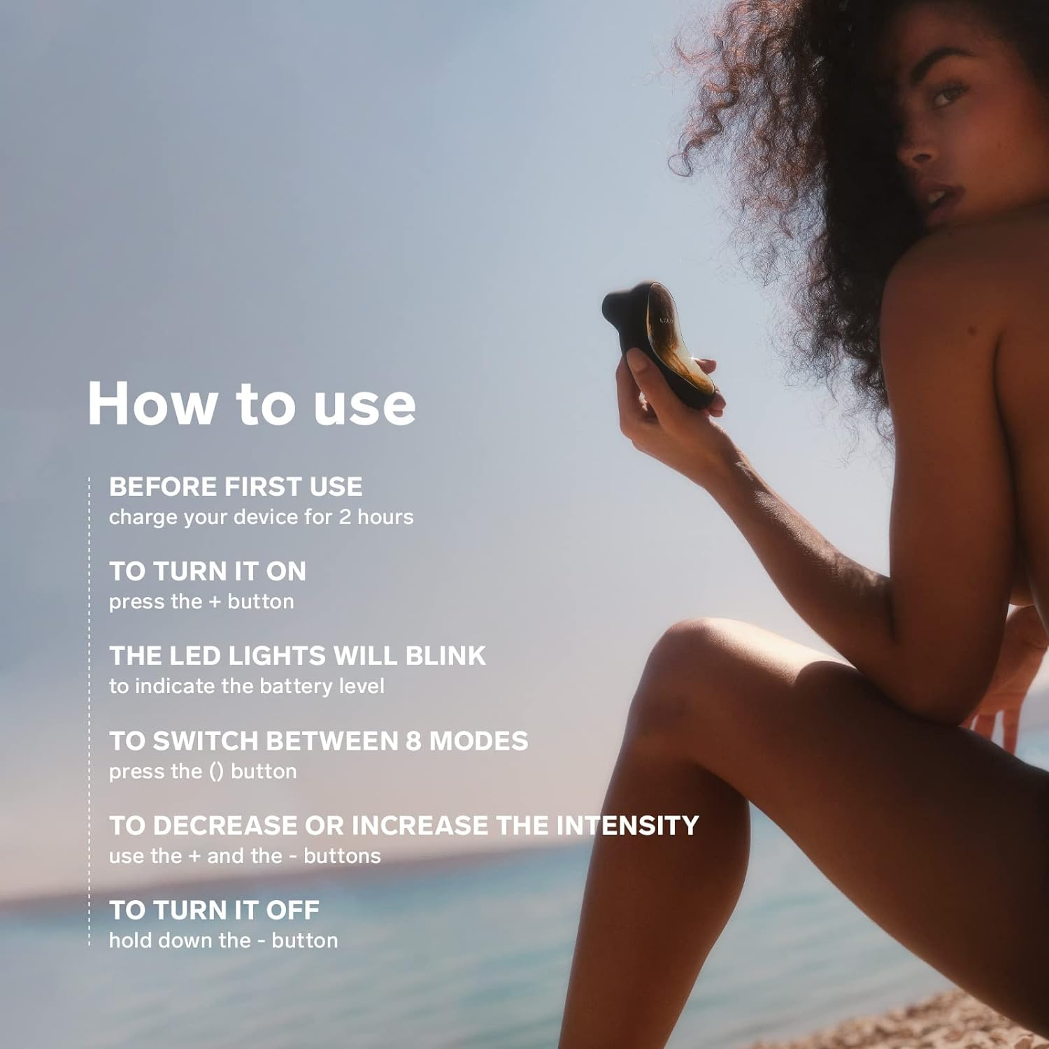 LELO SONA Sonic Massager, Sex Toy for Woman, Waterproof Clit Sucker, Rechargeable Pulsating Vibrator for Women, Suction Vibrator, Female Pleasure Toys, Vibrator Adult Sex Toy, Pink image number 4