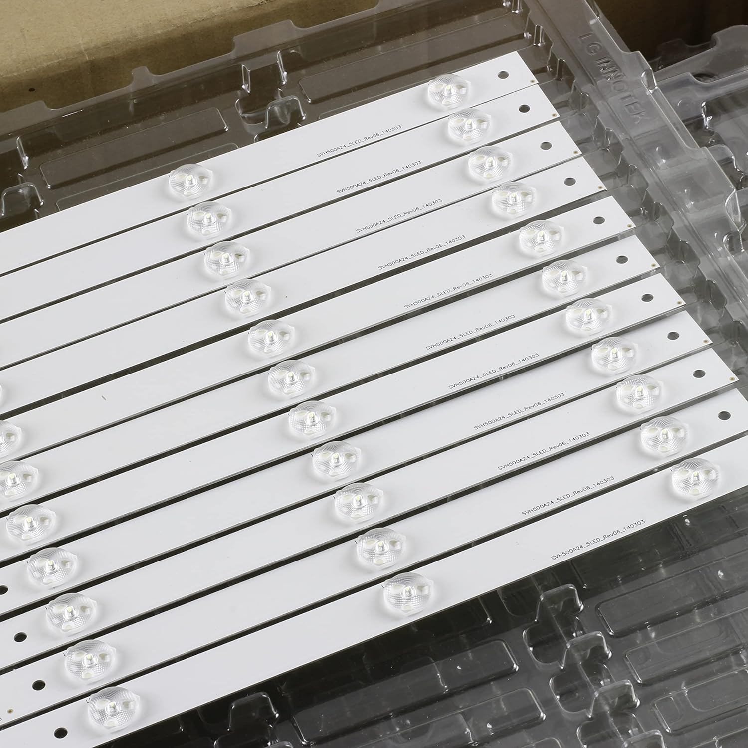 ALMVIS 11 Pcs/Set LED Backlight Strip HD500DF-B54/58 LTDN50D LTDN50K LTDN50K220WTEU T550HVN07.1 SVH500A24 LTDN50D36TUK LED TV Light(1 Set 11Pcs) image number 1