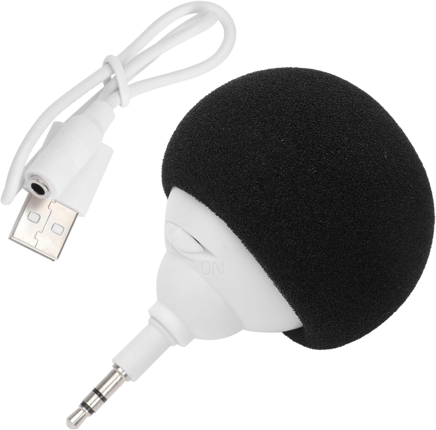 Uonlytech Sponge Balloon Ball Style Portable Audio Dock Peaker Mini Speaker for Smartphone Home Office Use image number 4