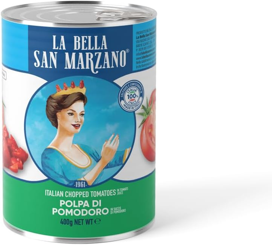 LA BELLA SAN MARZANO DICED/CHOPPED TOMATOES- 12X400GM