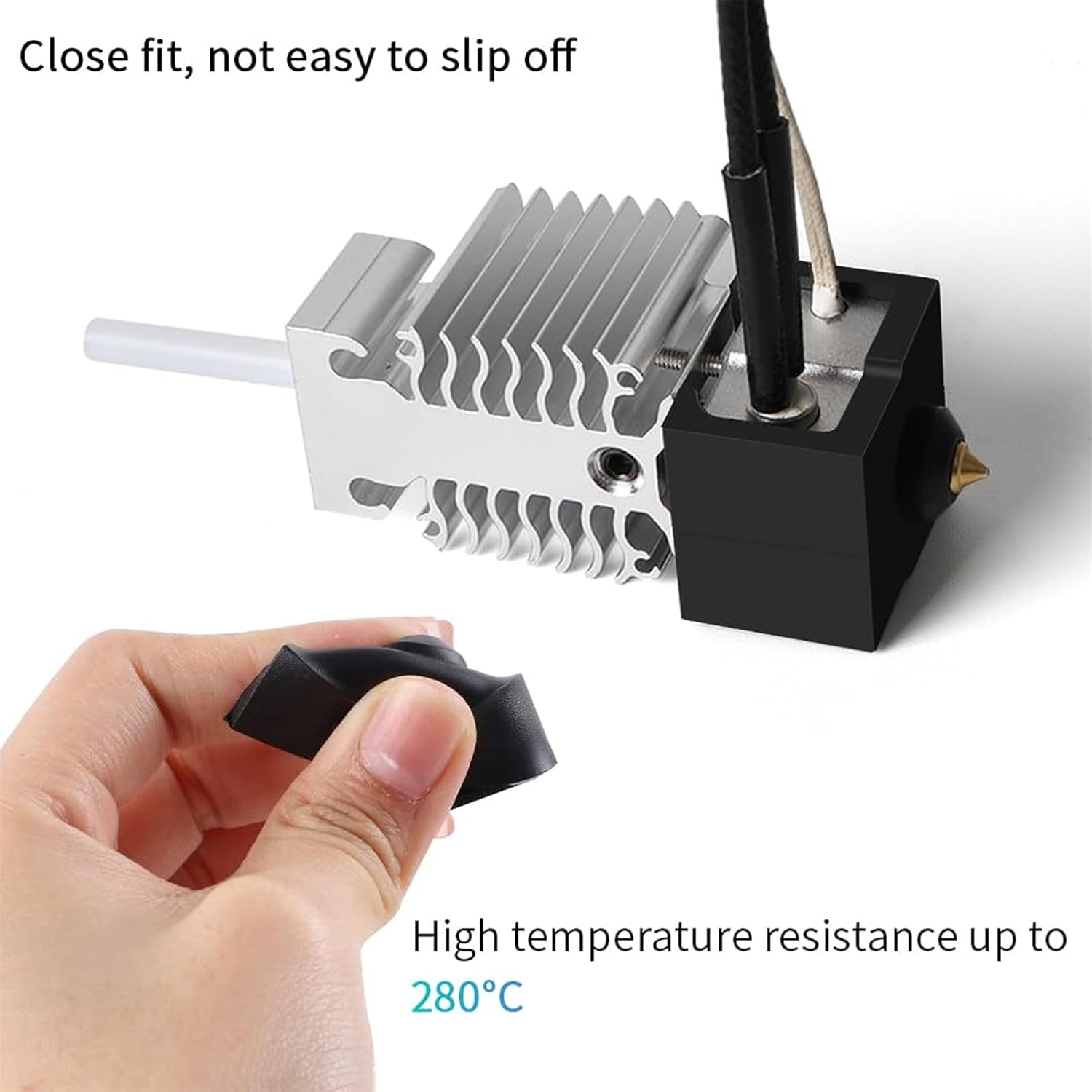 3D Printer Hotend for CREALITY Ender 3V3 SE, 0.4Mm Nozzle Hotend Extruder Hot End Kit, Hot End Print Head Extruder Kit for CREALITY Ender 3V3 SE 3D Printer Accessories image number 3