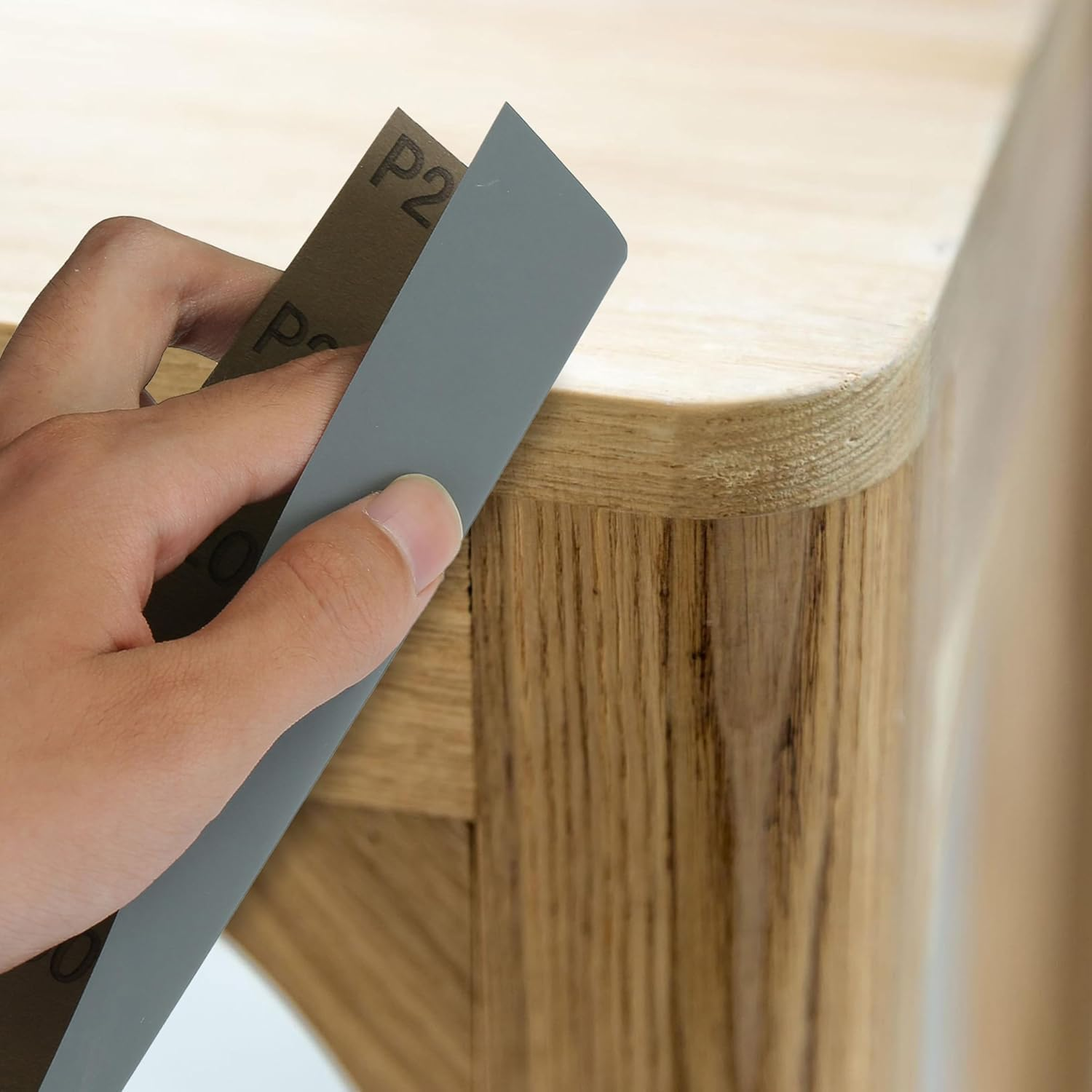 Sandpaper,120/150/180/240/320/400/600/800/1000/1500/2500/3000 Grit Assorted Grit Sandpaper,23 X 9 Cm Wet Sandpaper for Polishing Metal, Car, Wood image number 2