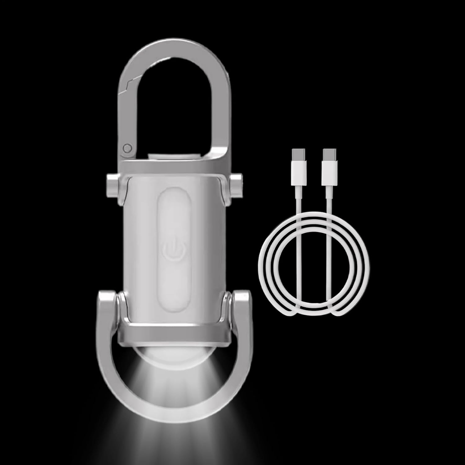 Key Chain Light | Flashlight Rechargeable | USB Rechargeable Torch, Compact Powerful Small Gadgets for Night Survival Outdoor Work Camping image number 1