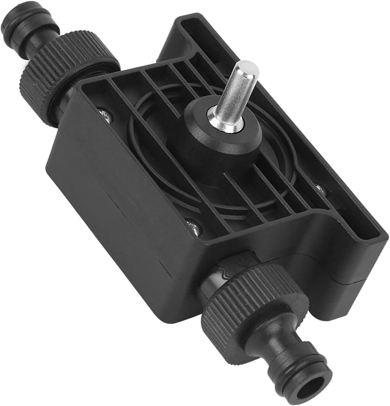 Portable Electric Drill Driven Type Pump Compact Water Oil Pump with 2Pcs Connector Engineering Plastic Housing Resistant High Temperature Resistant for Water Sewage Transpo image number 3