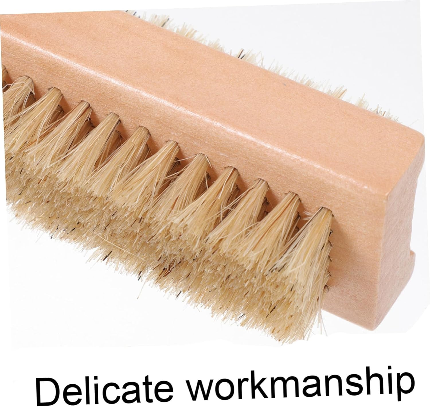 BATHVEVE 1Pc Wood Fingernail Brush Natural Bristle Manicure Cleaning Tool for Nail Care and Pedicure Compact Design for Easy Storage and Use image number 6