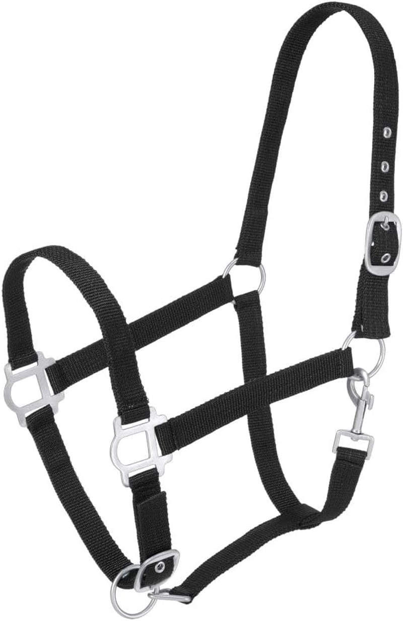 Tough 1 Tough-1 Nylon Halter with Satin Hardware