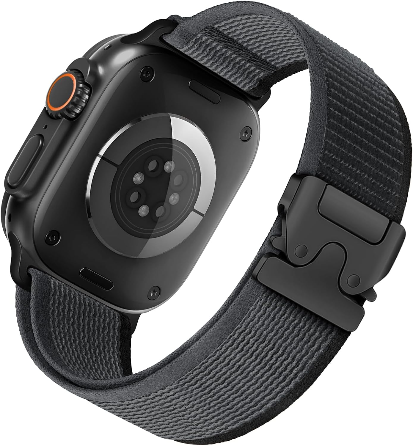 Trail Loop Nylon Band for Apple Watch Ultra 2/3/Ultra Band 49Mm 46Mm 45Mm 44Mm 42Mm 40Mm 41Mm 38Mm, Rugged Sport Fabric Strap for Apple Watch Series 11 10 9 8 7 6 5 4 3 SE SE2/3 Iwatch Bands Men Women