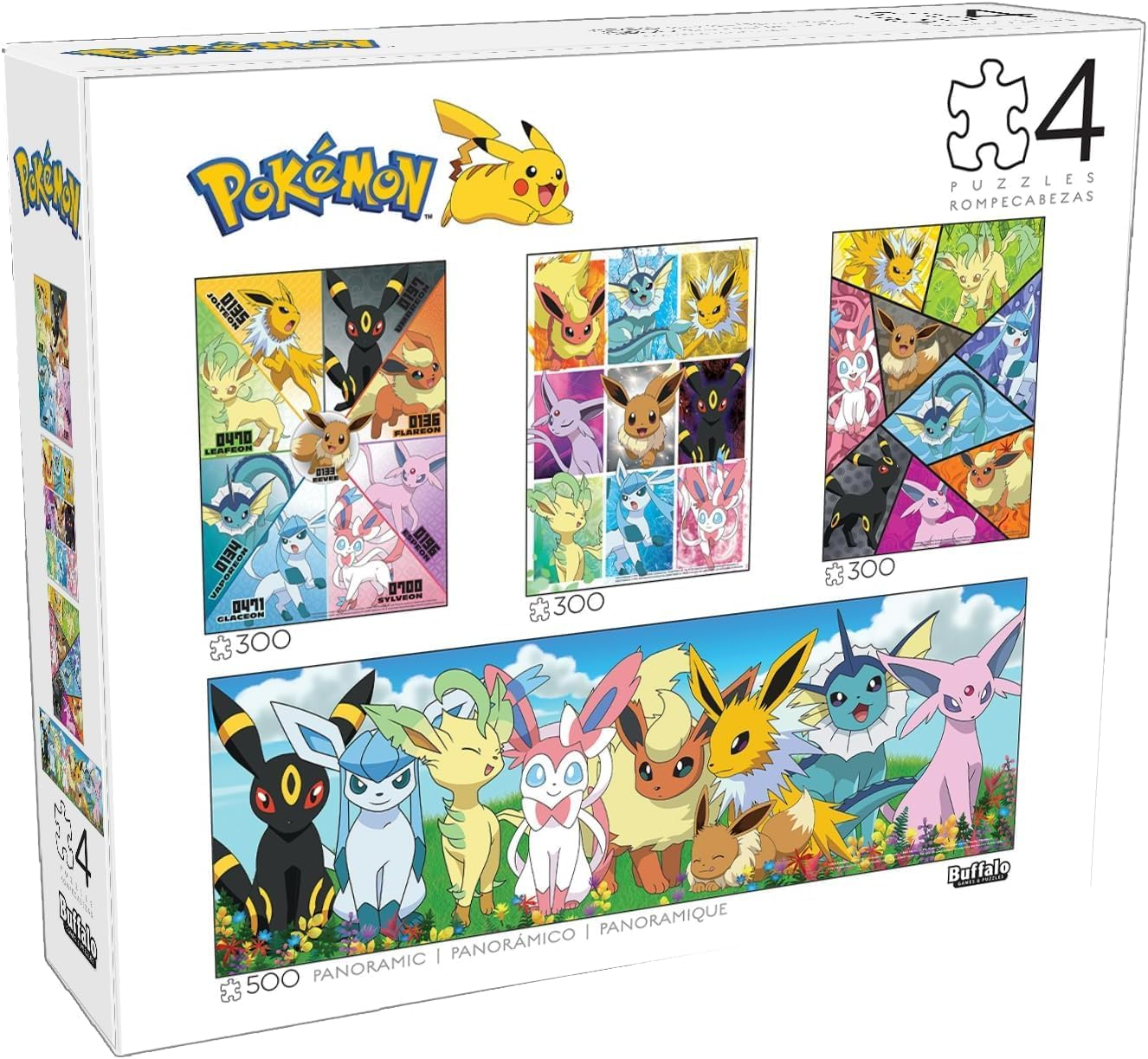 Buffalo Games - Pokemon - Eevee Montage - Multipack Jigsaw Puzzles for Adults Challenging Puzzles Perfect for Game Nights - Finished Size Varies image number 4