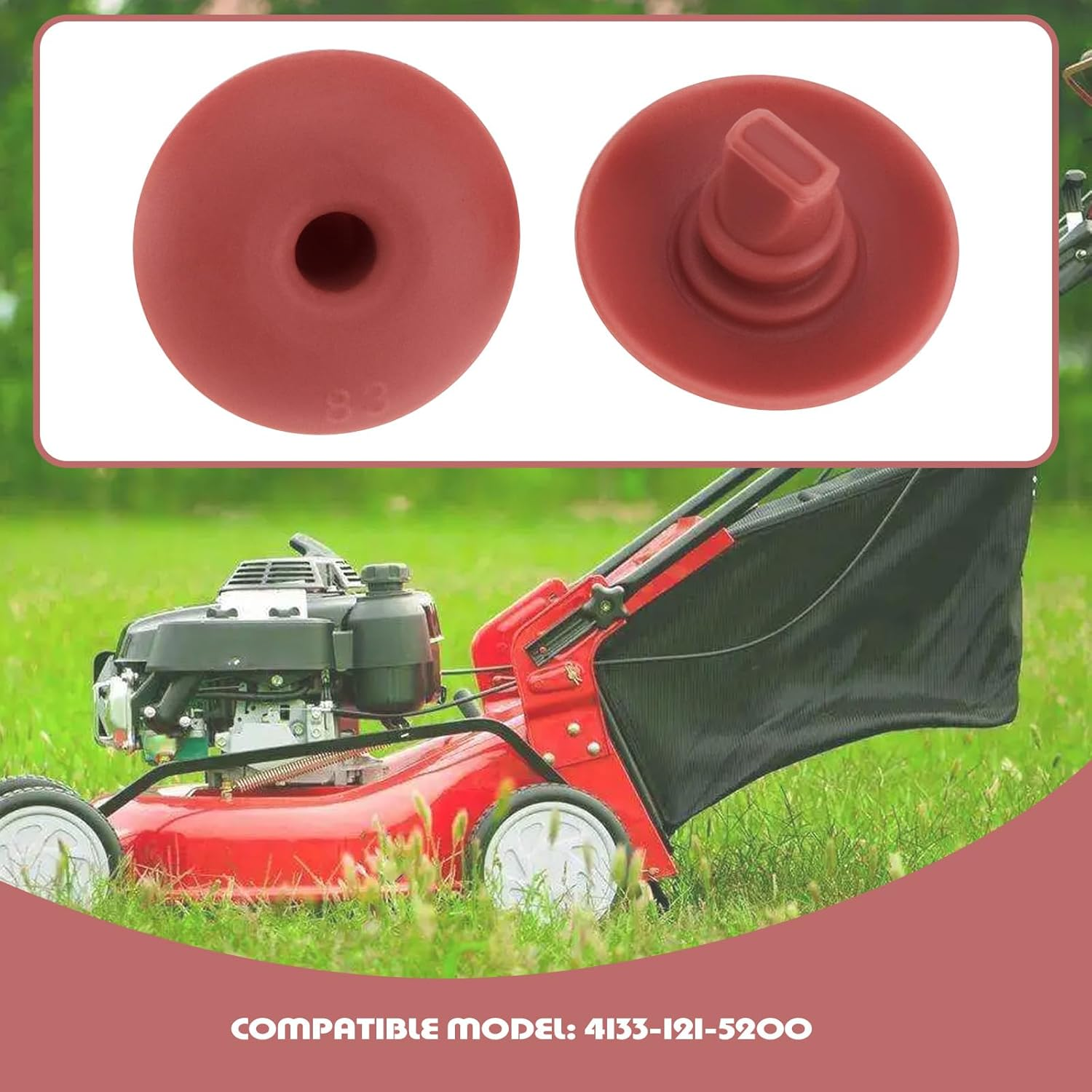 SG Store 50Pcs Carburetor Check Valve Primer Bulb Carburetor Rubber Check Valve Compatible with Walbro Echo Brush Cutter WT Series 176-64-1 4133-121-5200 image number 5