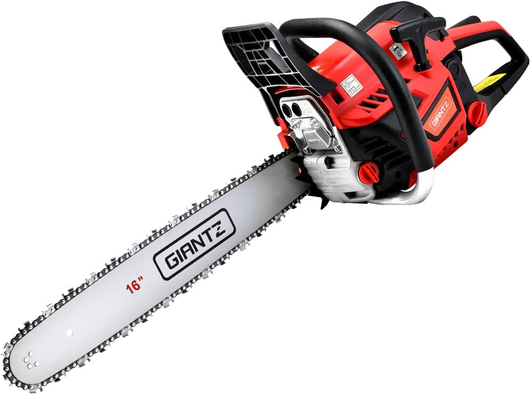Giantz Chainsaw, 45Cc Cordless Petrol Hand Power Chainsaws Chain Saw Home Garden Farm Tree Gear, with 2 Stroke Engine 16Bar Cover Auto-Throttle Locking E-Start image number 3