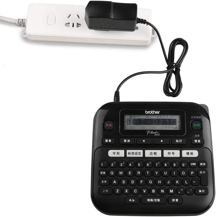 9V Adapter Power Supply Charger for Brother P-Touch PT-D210 PT-D200 PT-1290 PT-1880 Label Makers AD-24 AD-24ES, Dymo Labelmanager LM160 LM450 LM400 100 160 LT-100H image number 2