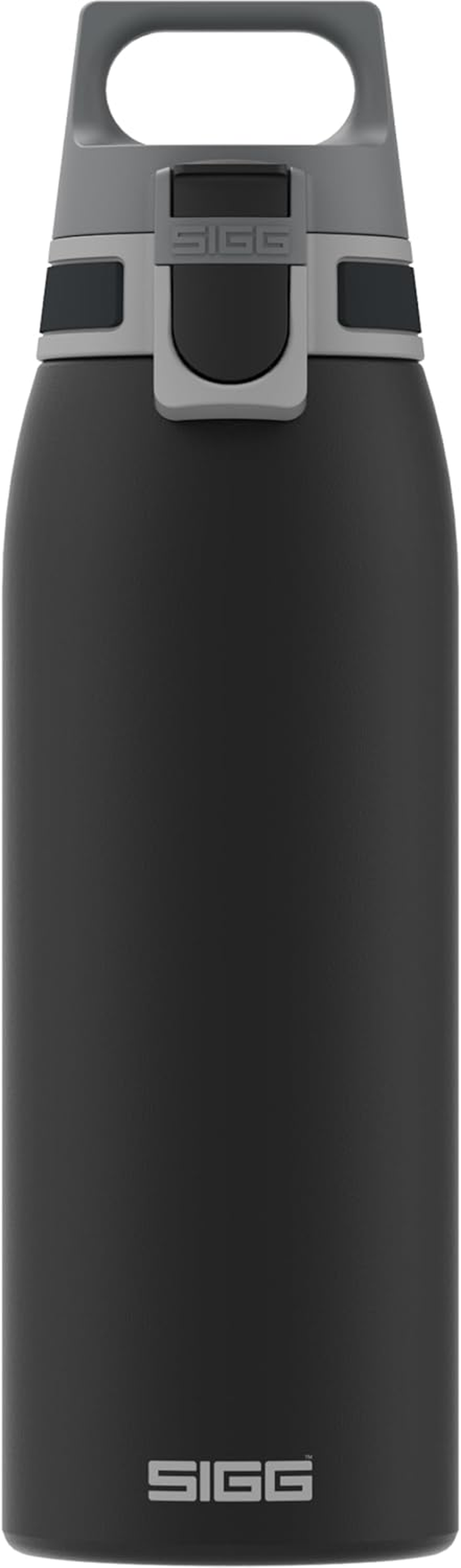 SIGG - Stainless Steel Water Bottle - Shield ONE Brushed - Suitable for Carbonated Beverages - Leakproof - Lightweight - BPA Free - Brushed - 1 L
