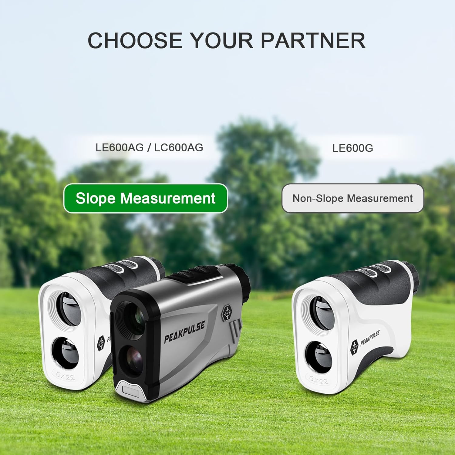 PEAKPULSE Golf Laser Rangefinder for Golf & Hunting Range Finder Gift, Distance Finder with Slope Mode, Flag Pole Locking Vibration︱Fast Focus System image number 4