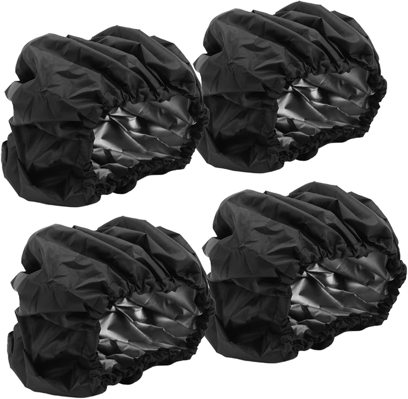 Hyuduo Baby Stroller Wheel Cover Waterproof Oxford Fabric Pram Accessory - 4 Pack for Parents with Babies at Home (Large Size Single) | Durable Replacement Wheel Protector, Universal Fit for Most Prams and Strollers, Easy to Install, Machine Washable, Anti-Dust and Mud Guard for Outdoor Use image number 5